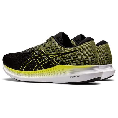 ASICS Men's Evoride 2 Running Shoes, 10.5, Black/Glow Yellow