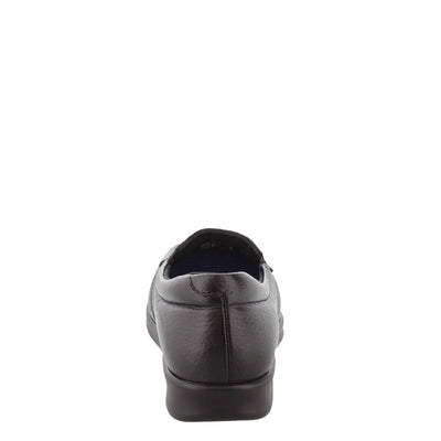 SAS Twin Slip On Comfort Loafer Black 7.5 N - Narrow (AA)