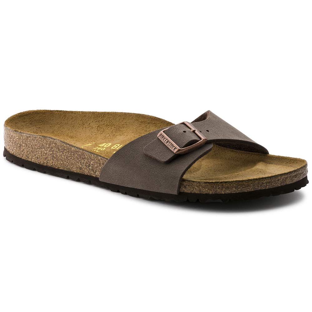 Birkenstock Women's Madrid Mocca Birko Flor Sandals 37 M EU