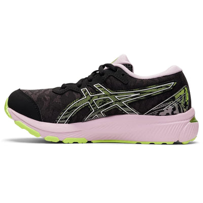 ASICS Kid's Gel-Cumulus 23 Grade School Running Shoe, 1, Black/Barely Rose