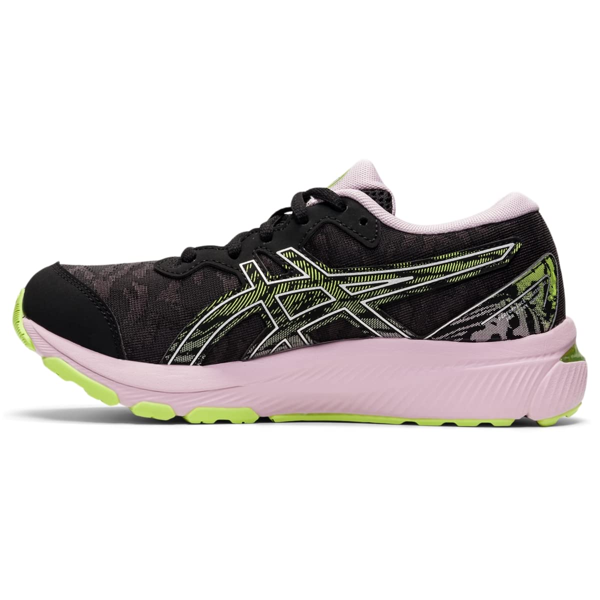 ASICS Kid's Gel-Cumulus 23 Grade School Running Shoe, 1.5, Black/Barely Rose