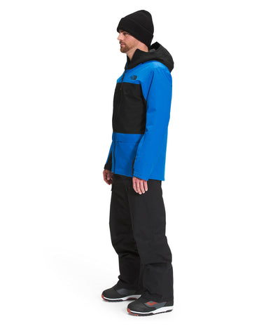 THE NORTH FACE Men's Sickline Insulated Ski Jacket, Hero Blue/TNF Black, XX-Large