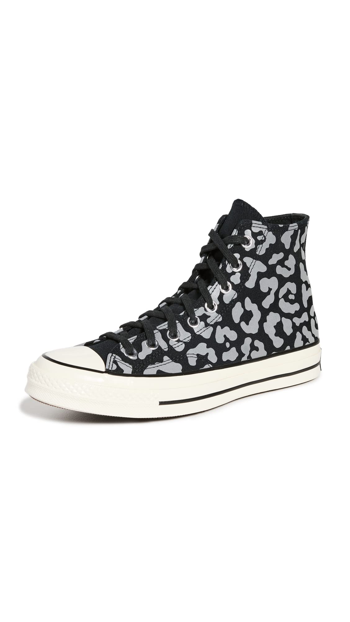 Converse Men's Chuck 70 Reflective Leopard Sneakers, Black, 9 Medium US