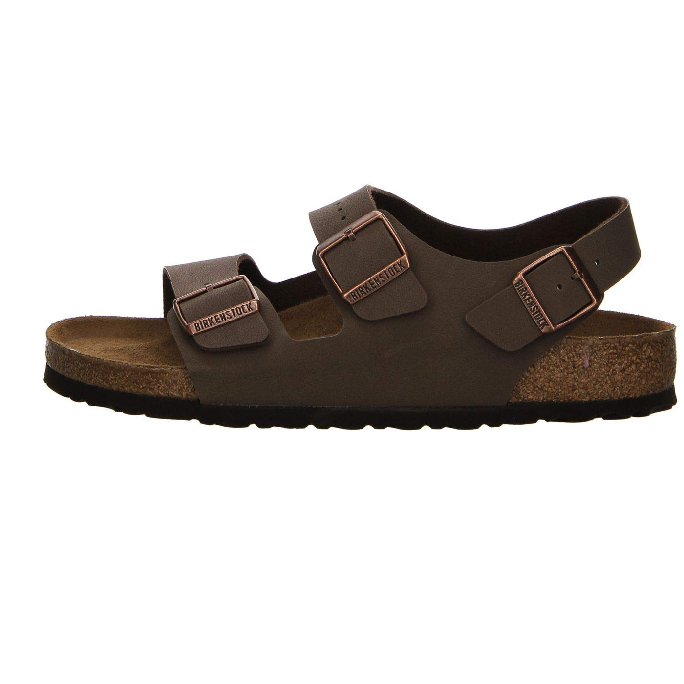 Birkenstock BIRK-634501 Milano Leather Sandals, Mocca, 44