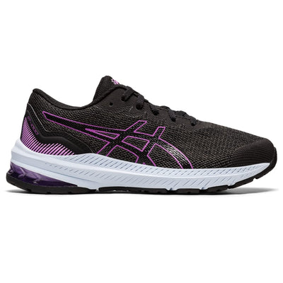 ASICS Kid's GT-1000 11 Grade School Running Shoes 5 Big Kid Graphite Grey/Orchid