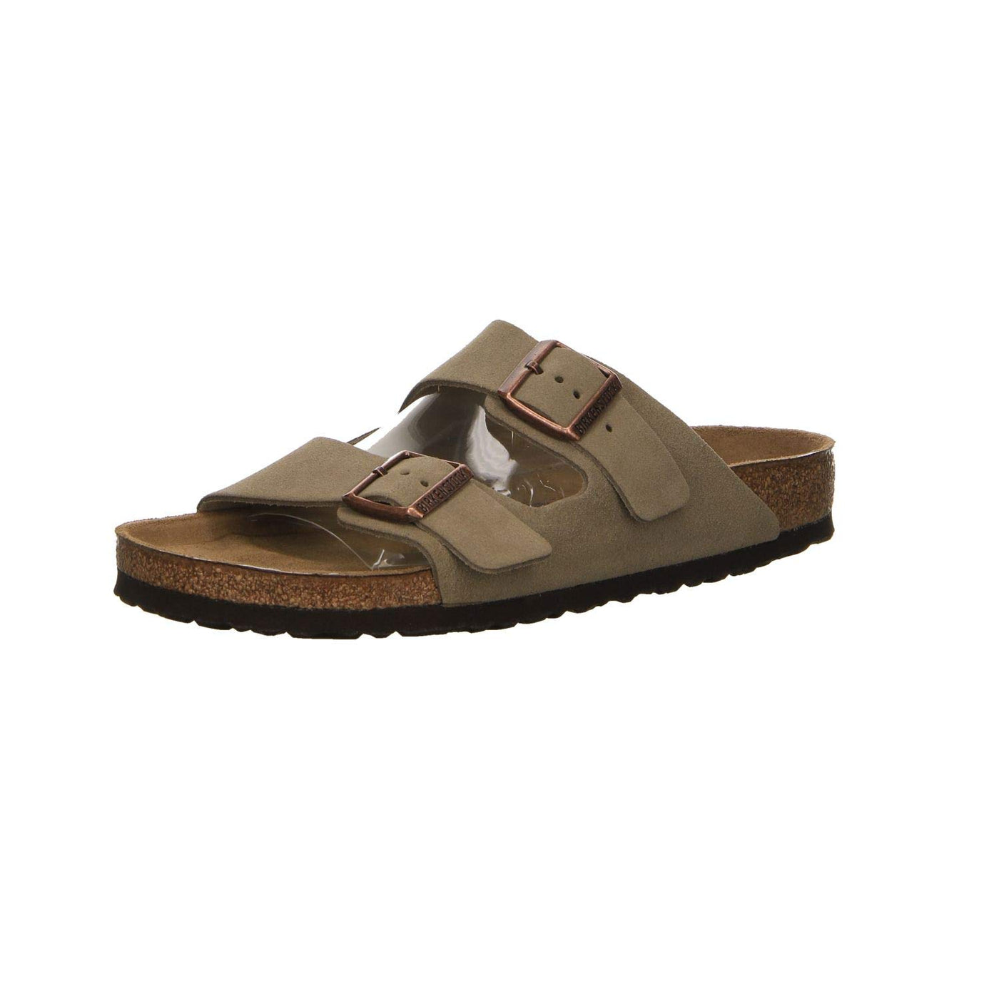 Birkenstock Men's Arizona Soft Footbed Open Toe Sandals, Beige Taupe Taupe, 11.5