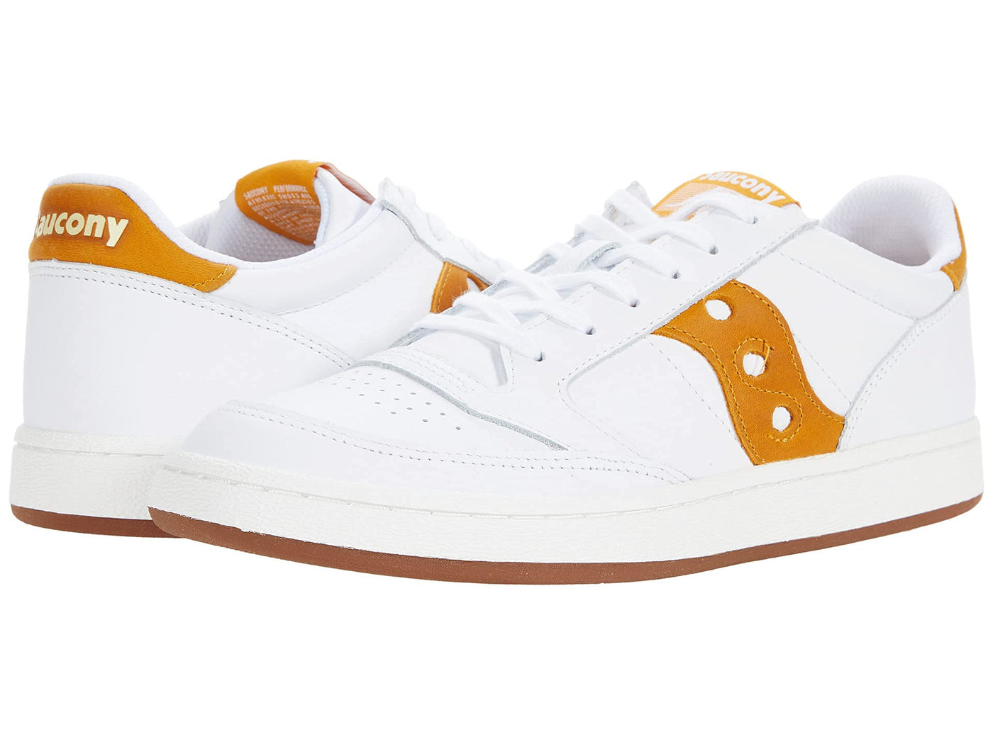 Saucony Unisex-Adult Jazz Court Sneaker 7 White/Yellow