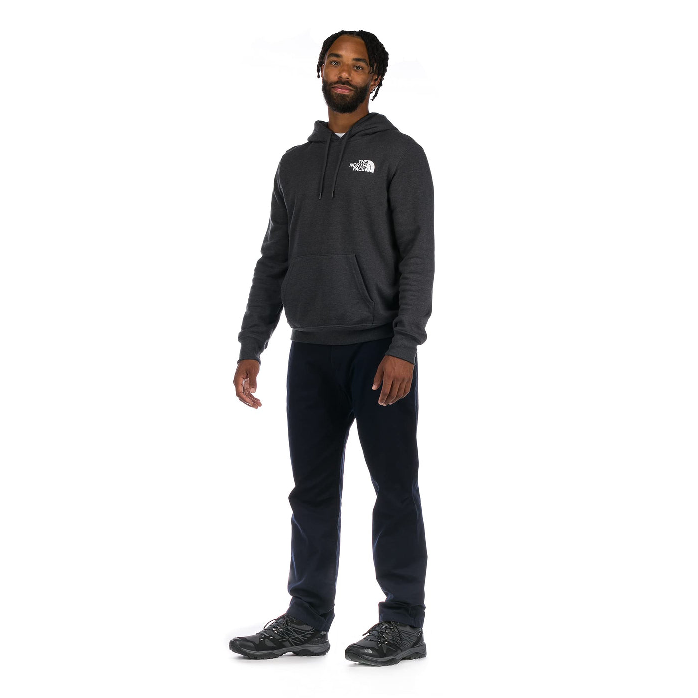 THE NORTH FACE Men's 80/20 Throwback Hoodie Sweatshirt, TNF Dark Grey Heather 1, 3X-Large