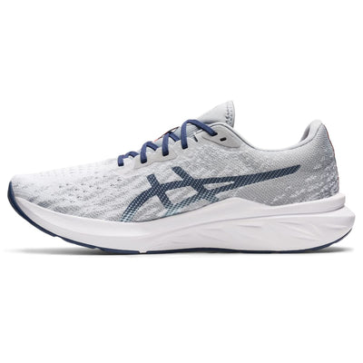 ASICS Men's DYNABLAST 2 Running Shoes, 12.5, Glacier Grey/Thunder Blue