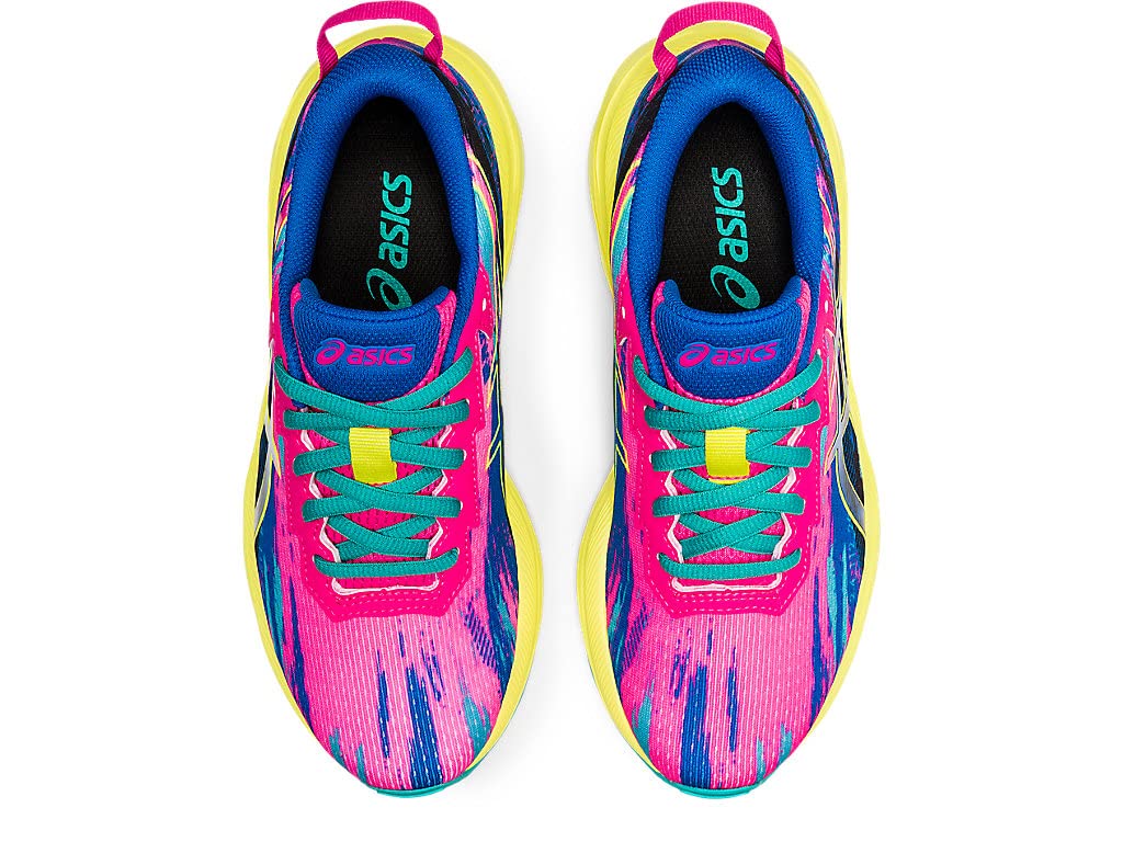 ASICS Kid's Gel-Noosa TRI 13 Grade School Running Shoes 2.5 Big Kid Pink Glo/Sour Yuzu