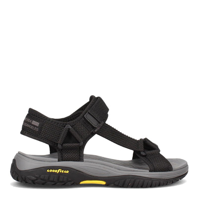 Skechers Men's LOMELL-RIP Tide Open Toe Sandal, Black, 13