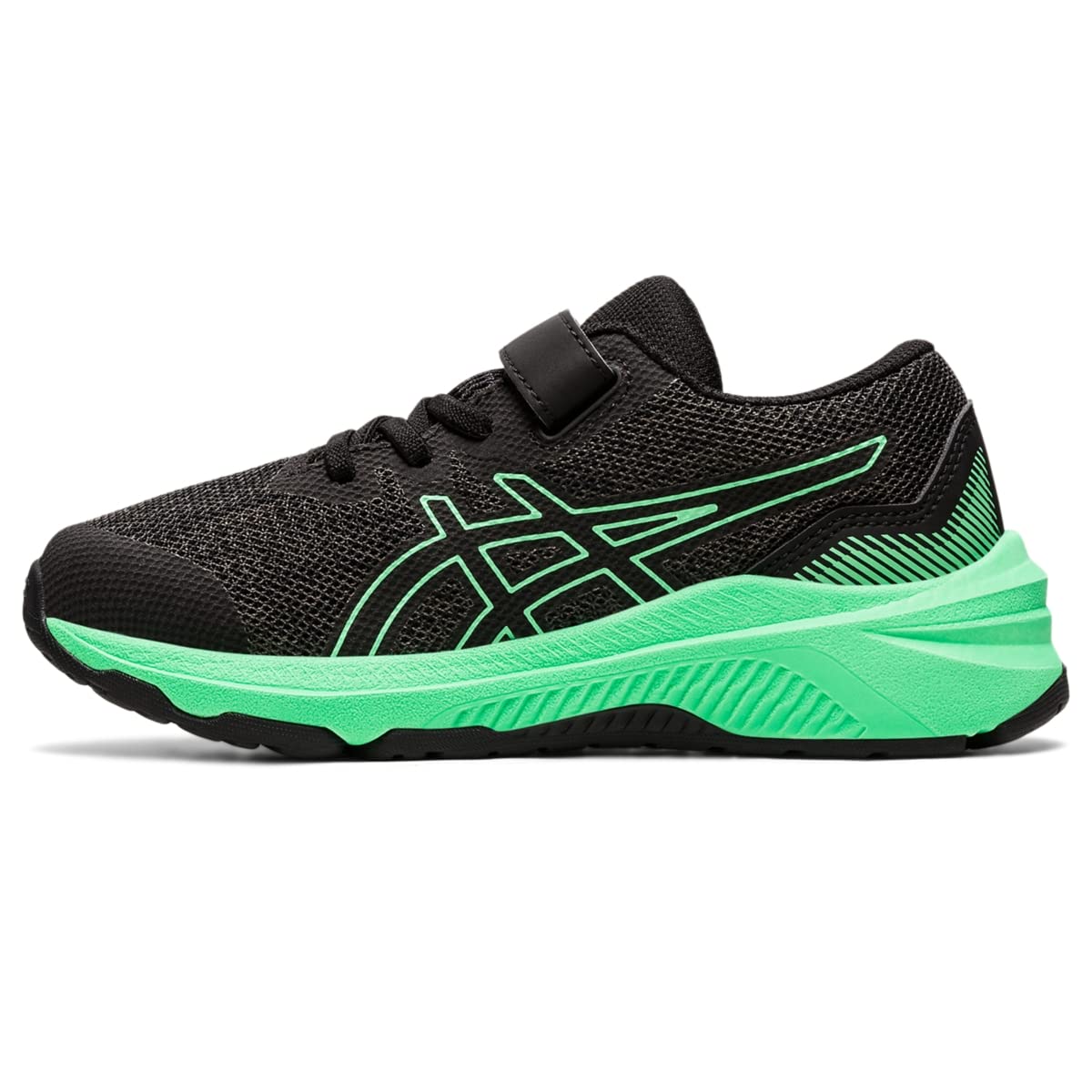 ASICS Boy's GT-1000 11 PS (Toddler/Little Kid) Graphite Grey/New Leaf 2 Little Kid M