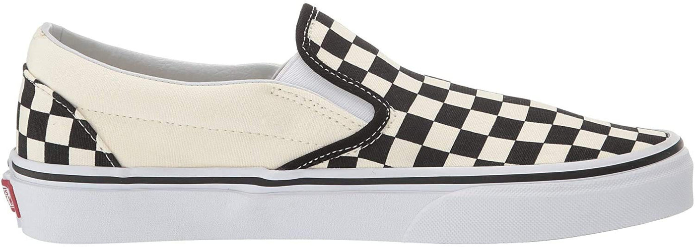 Vans Classic Slip On Black Off White Checkerboard VN-0EYEBWW Mens US 4