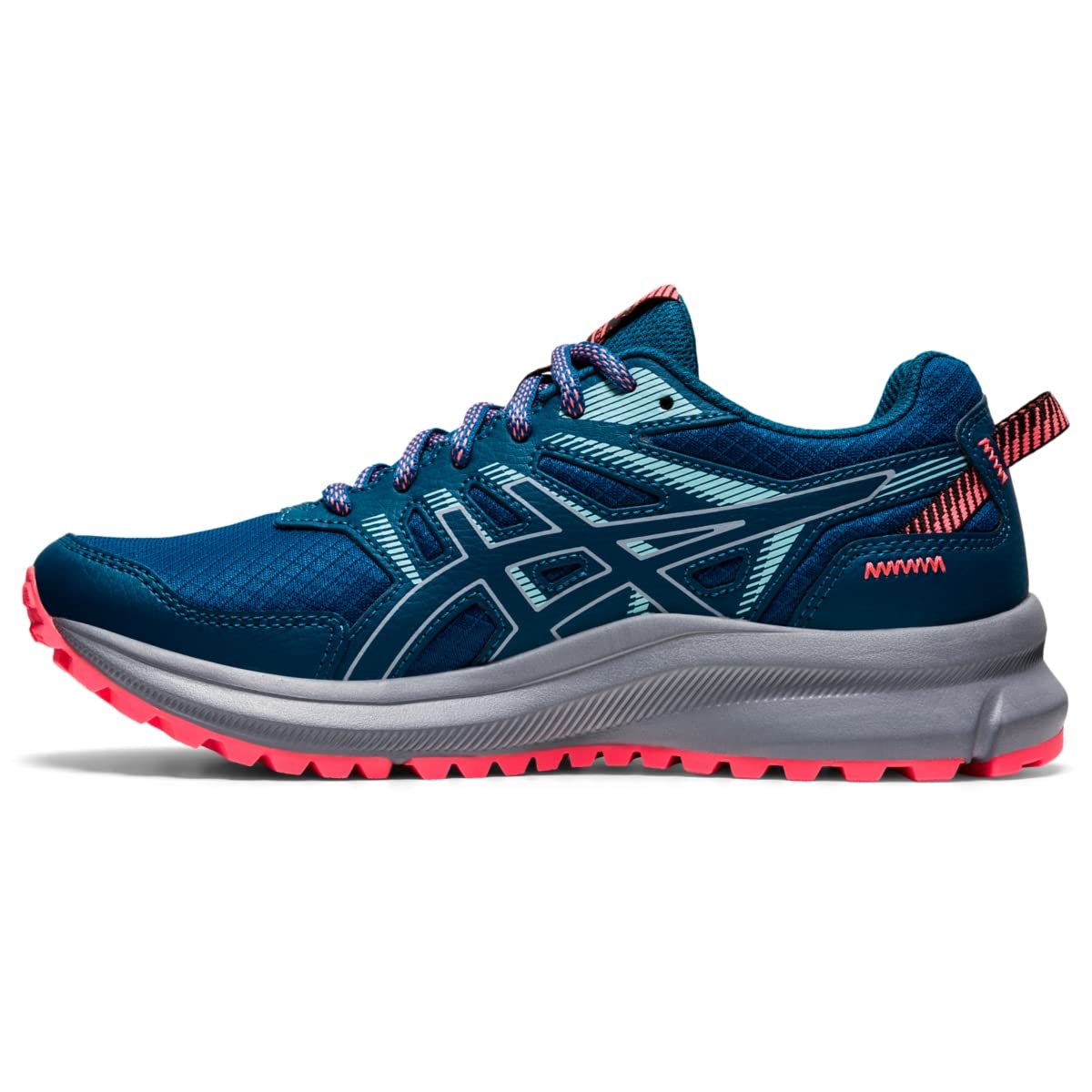 ASICS Women's Trail Scout 2 Running Shoes, 12, DEEP SEA Teal/Piedmont Grey