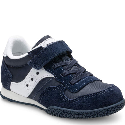 Saucony Boy's, S Bullet JR Sneaker - Toddler & Little Kid Navy White