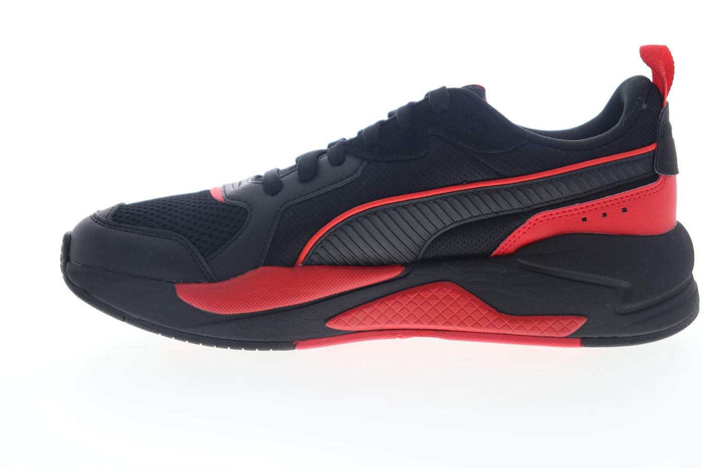 PUMA Men's X Ray Sneaker,Black Red,8.5