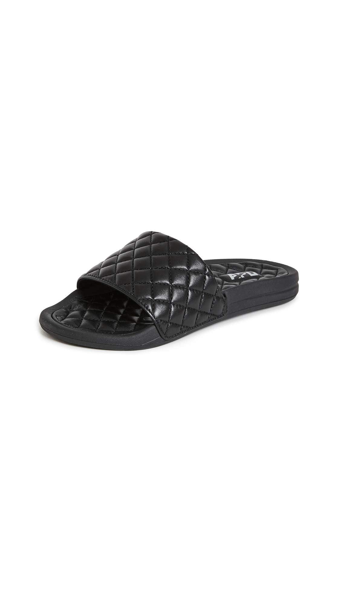 APL: Athletic Propulsion Labs Women's Lusso Slides, Black, 6 Medium US