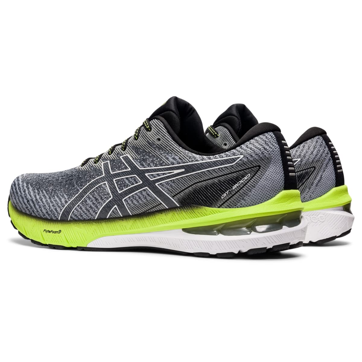 ASICS Men's GT-2000 10 Running Shoes, 13, Carrier Grey/White