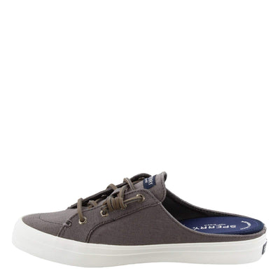 Sperry Women's Crest Vibe Mule Chambray Sneaker 6.5 Grey