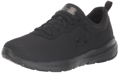 Skechers Women's Flex Appeal 4.0-Brilliant View Sneaker 5 Black/Rose Gold