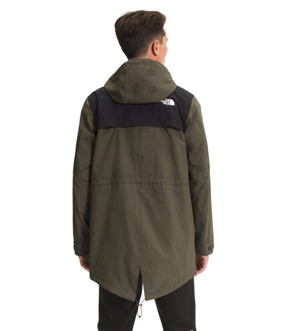 THE NORTH FACE Men's City Breeze Rain Parka, New Taupe Green/TNF Black, XX-Large