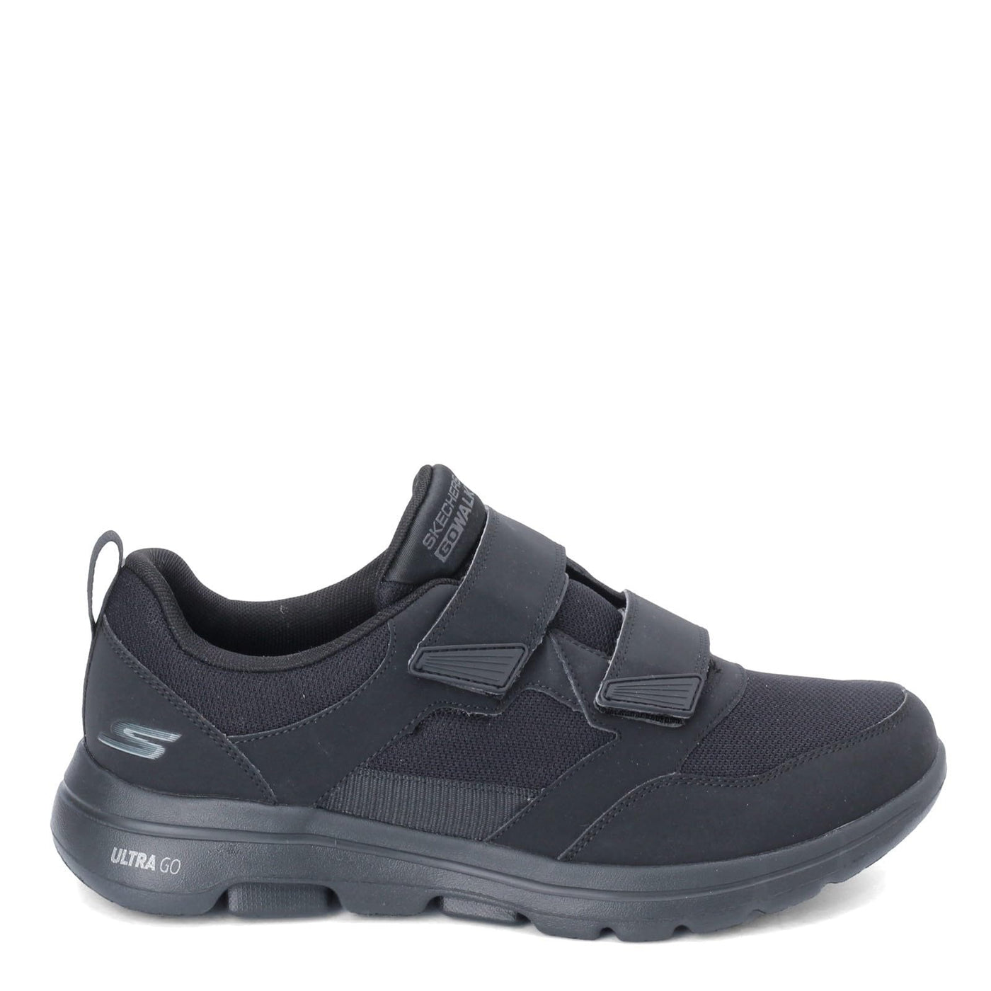 Skechers Men's Gowalk-Athletic Hook and Loop Walking Shoes | Two Strap Sneakers | Air-Cooled Foam, Black, 9.5 X-Wide