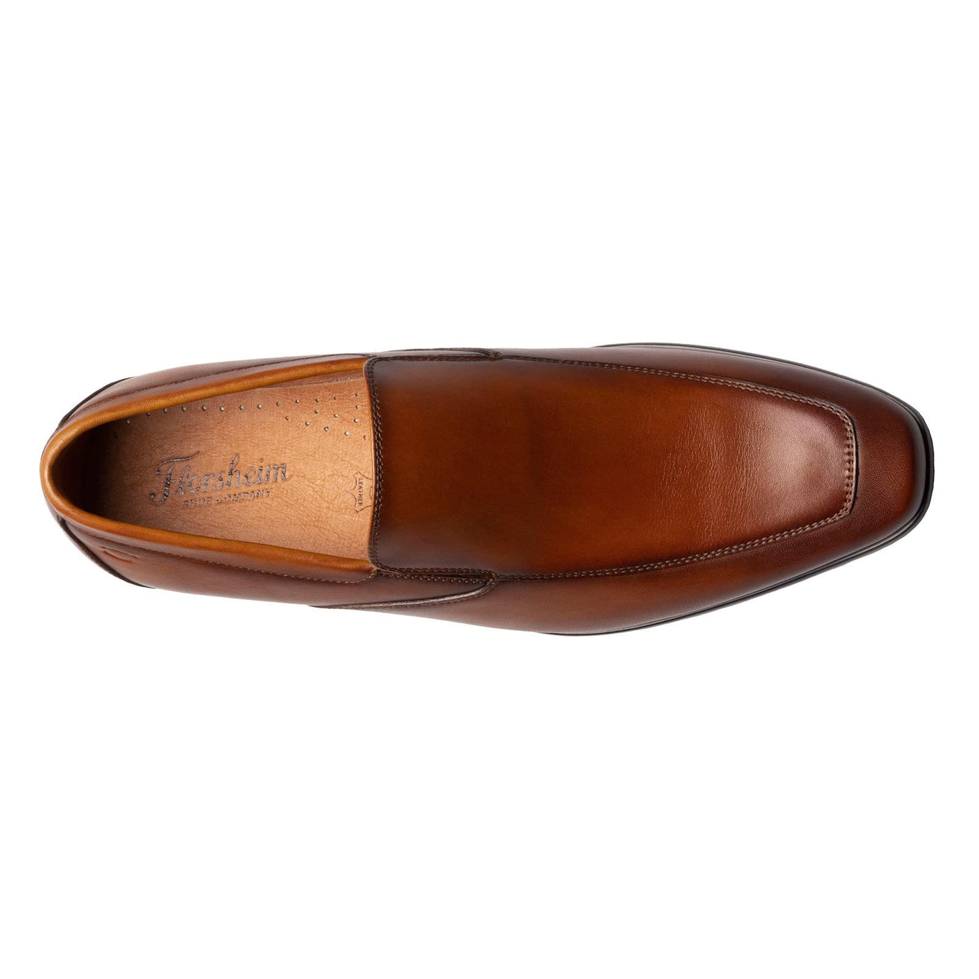 Florsheim Postino Moc Toe Venetian Slip-On Cognac Smooth 7.5 D (M)