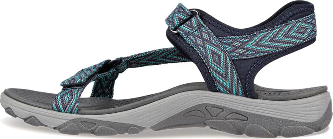 Skechers Arch Fit Reggae - Grounded Navy/Teal 6 B (M)