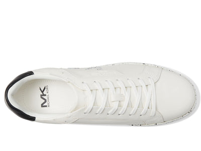 Michael Kors Keating Lace Up - Sneakers for Men - Durable Rubber Outsole - Soft Textile Lining - Leather Upper Open Grey 9.5 M