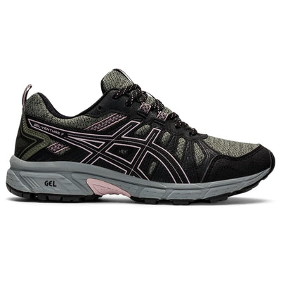 ASICS Women's Gel-Venture 7 MX Running Shoes, 8.5, Lichen Green/Watershed Rose