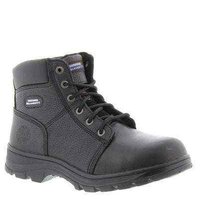 Skechers for Work Men's Workshire Relaxed Fit Work Steel Toe Boot 10.5 Black