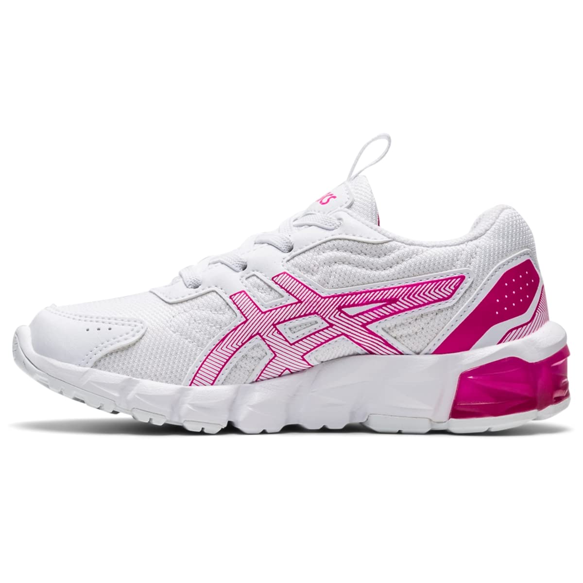 ASICS Kid's Gel-Quantum 90 3 Pre-School Sportstyle Shoes 12 Little Kid White/Pink Rave