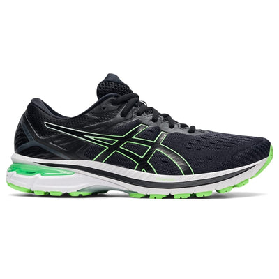 ASICS Men's GT-2000 9 Running Shoes, 8, Black/Bright Lime