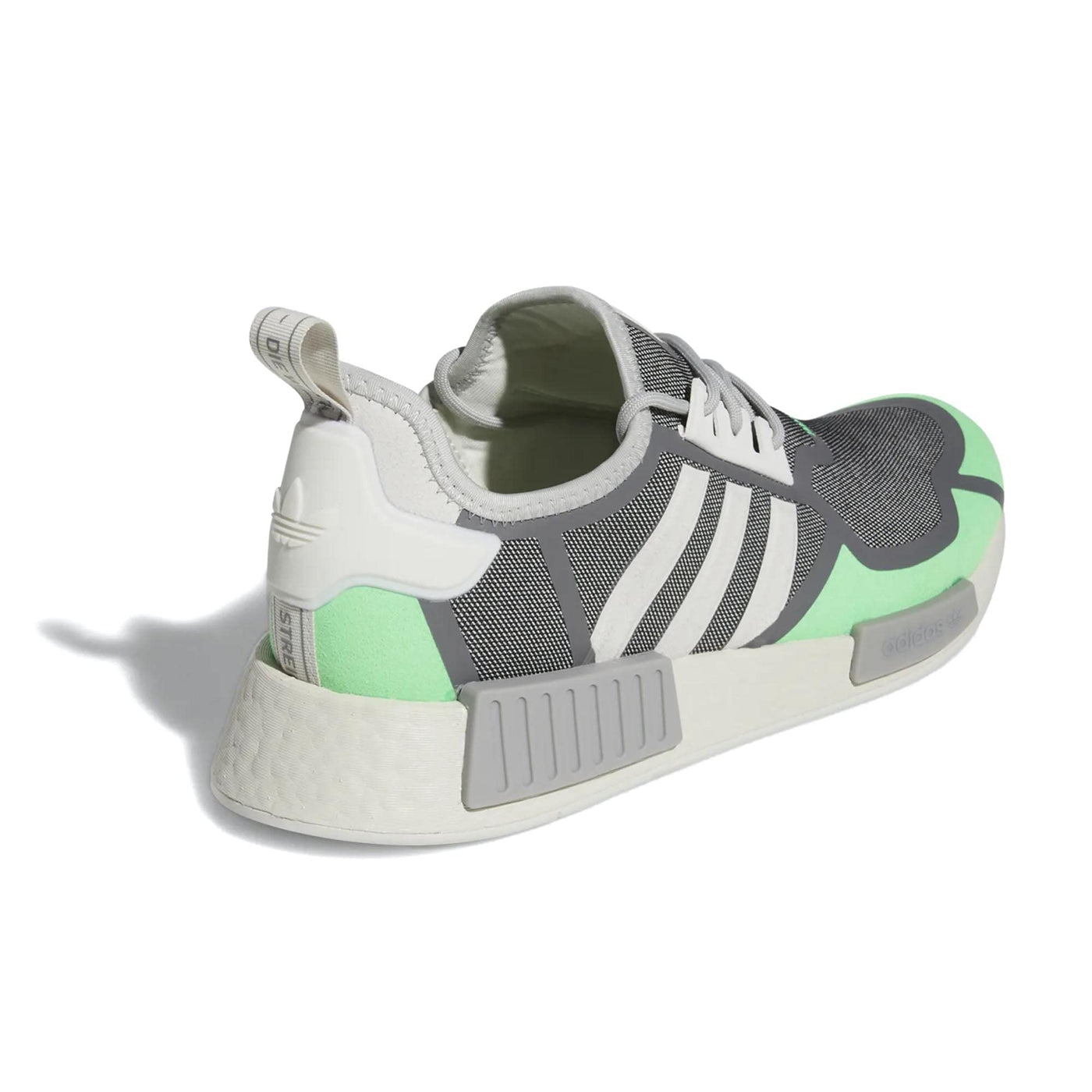 adidas Men's Modern, Crystal White Grey Three Screaming Green, 8.5