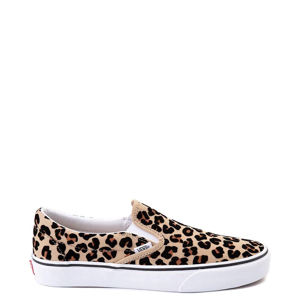 Unisex Authentic Classic Sneakers Skate Shoe (Slip On - Leopard 7483, Mens 11)