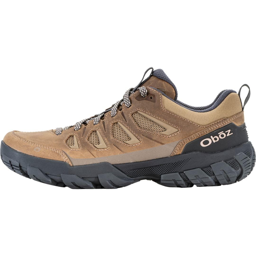 Oboz Men's Sawtooth X Low Hiking Shoes, Sandhill, 10