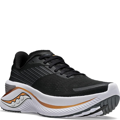 Saucony Women's Endorphin Shift 3 Running Shoe, Black/GOLDSTRUCK, 7