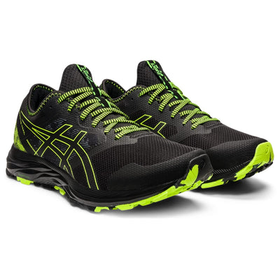 ASICS Men's Gel-Excite Trail Running Shoes, 14, Black/Hazard Green