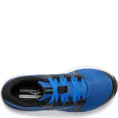 Saucony Kids Boy's Inferno Lite (Little Kid/Big Kid) Black/Blue 11.5 Little Kid