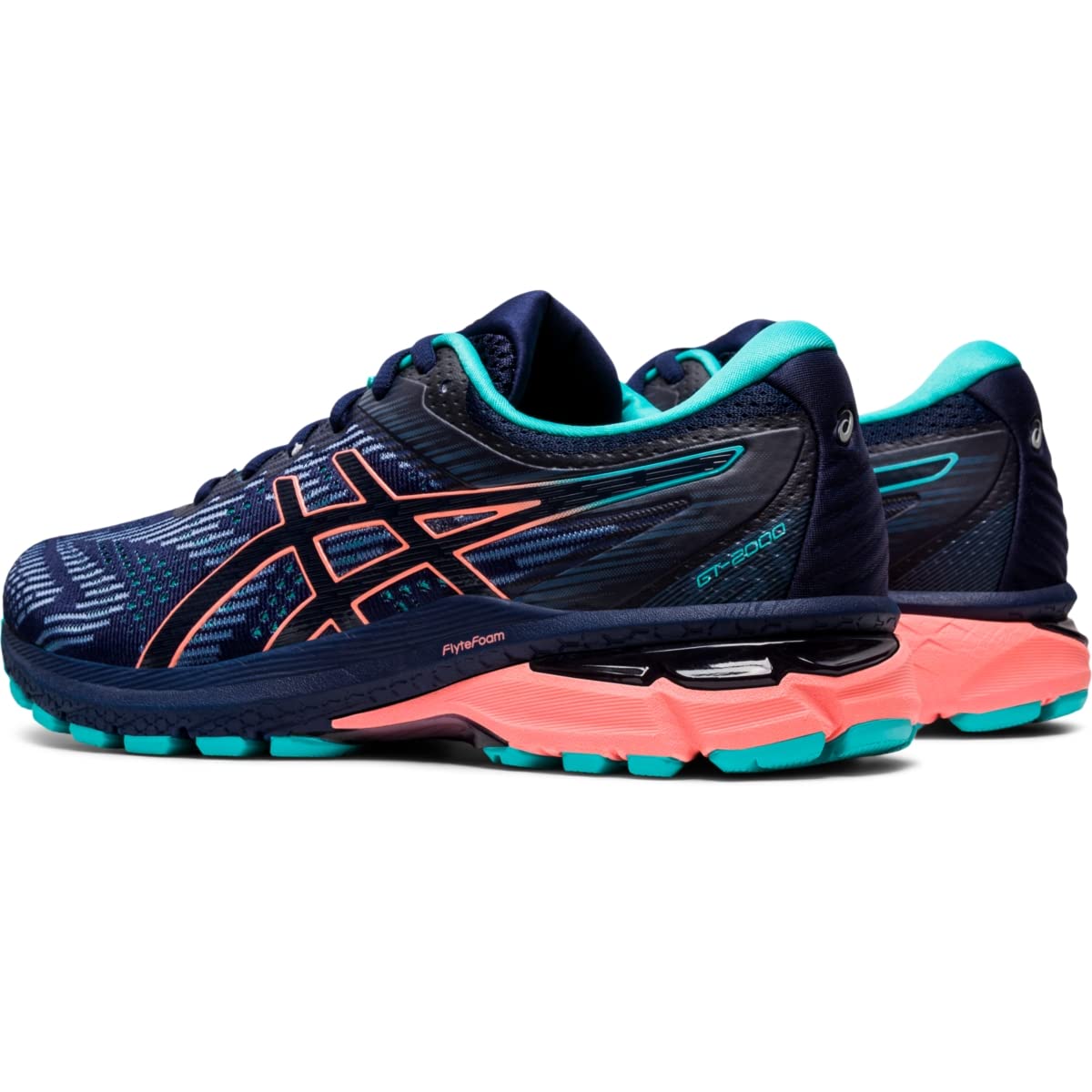 ASICS Women's GT-2000 8 Trail Shoes, 5, Peacoat/SEA Glass