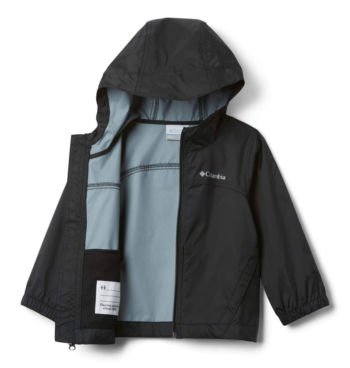 Columbia Boy's First Generation Glennaker Rain Jacket Medium Black