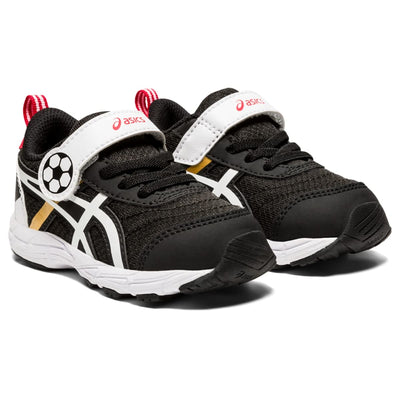 ASICS Kid's Contend 6 Toddler Shoes, K5, Black/Pure Gold