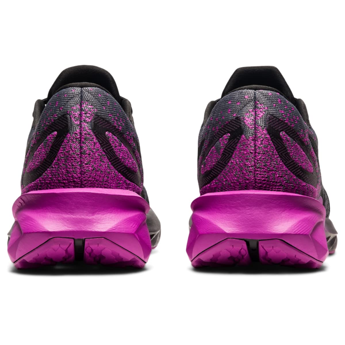 ASICS Women's Dynablast Running Shoes, 11, Black/Digital Grape