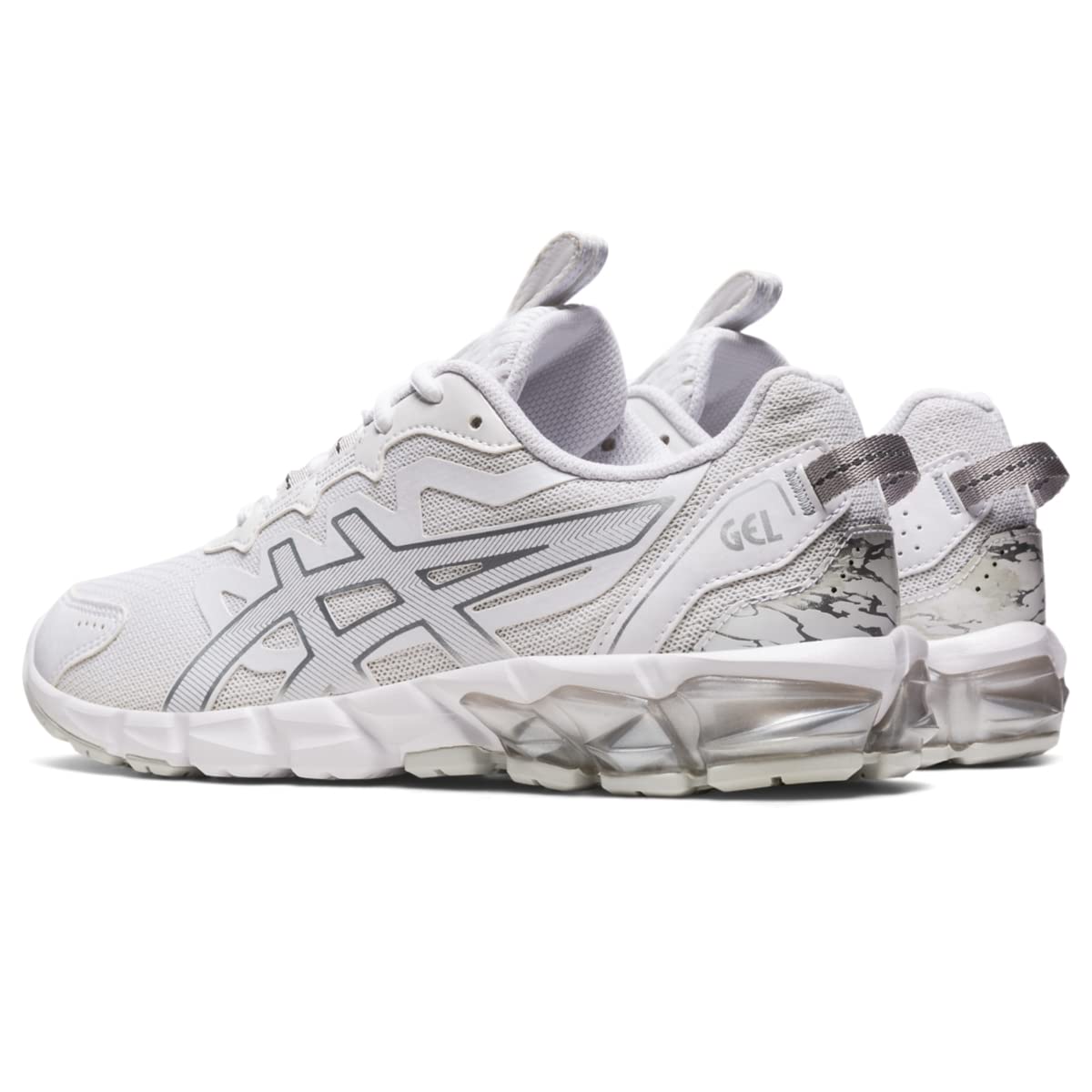 ASICS Women's Gel-Quantum 90 Sneakers, White/Pure Silver, 8.5 Medium US