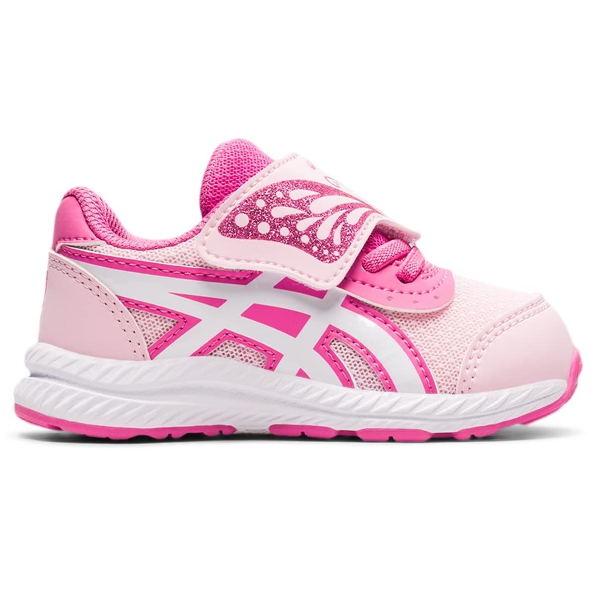 ASICS Kid's Contend 7 Toddler Shoe, K8, Cotton Candy/White