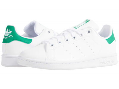 adidas Kids' Stan Smith (End Plastic Waste) 5 Big Kid White/White/Green