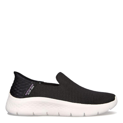 Skechers Women's Hands Free Slip-Ins Go Walk Flex-Relish Sneaker, Black/White, 8 Wide