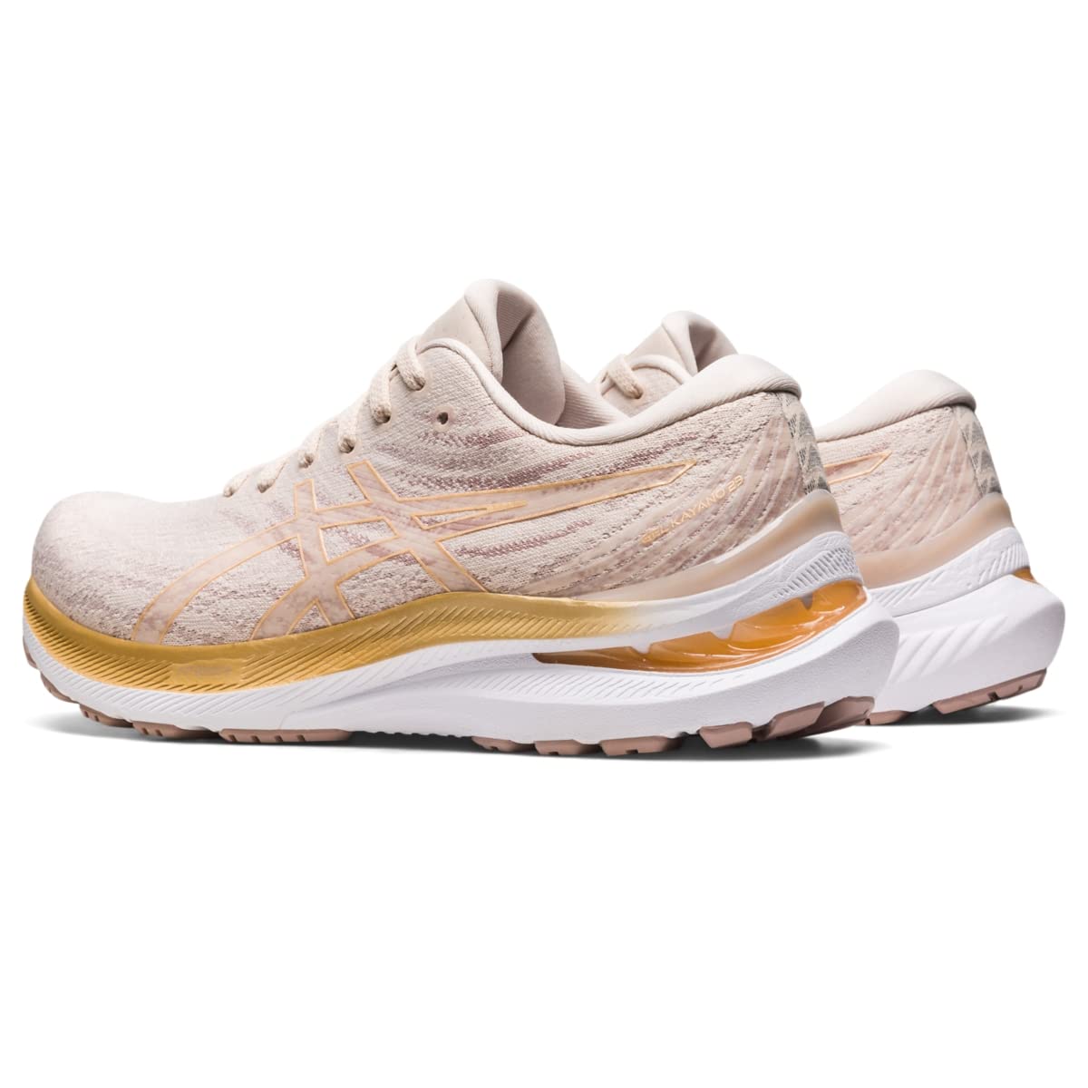 ASICS Women's Gel-Kayano 29 Running Shoes, 11, Mineral Beige/Champagne