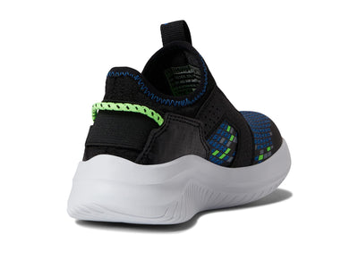 Skechers Kids Boy's Ultra Flex 3.0-Triple Pointz Sneaker, Black/Blue/Lime, 3.5 Big Kid