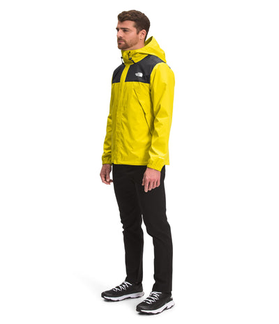 THE NORTH FACE Antora Jacket - Men's TNF Black/Acid Yellow, XXL